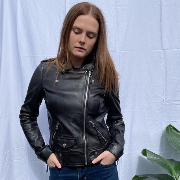 Rudsak Leather Biker Jacket size Medium - Picture 5 of 16